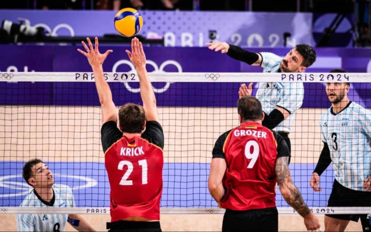 En Vóley, Argentina no pudo ante Alemania y quedó afuera de los Juegos Olímpicos