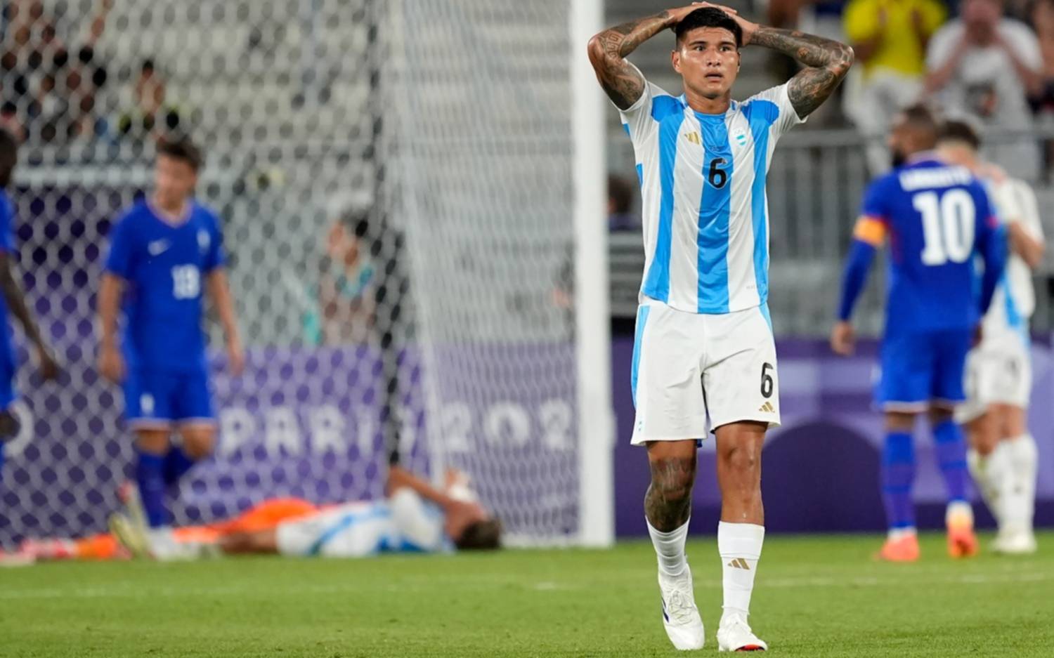 La Selección Argentina perdió 1 a 0 ante Francia y quedó eliminada de los Juegos Olímpicos