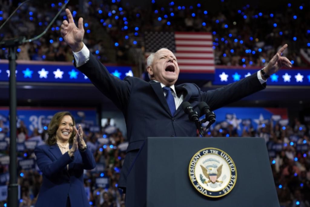 El elegido de Kamala: Tim Walz la acompaña como vice