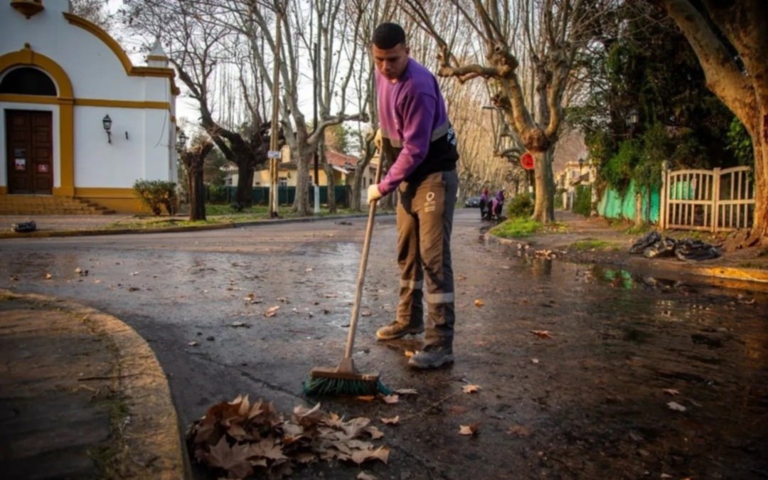 Operativo de limpieza en el Oeste de la ciudad
