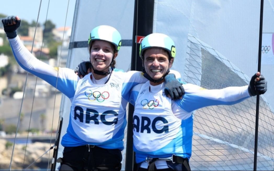 ¡Medalla plateada para Argentina en Vela! Bosco y Majdalani festejaron en los Juegos Olímpicos 2024