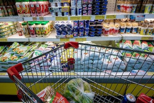 Suben 1,3% los alimentos por lácteos y panificados