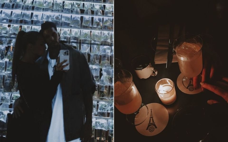 A la luz de las velas: la cena romántica del Principito José Sosa y Cami Homs