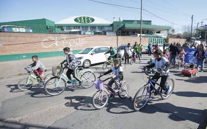  “Bicicleteada por la Convivencia” en la ribera de Quilmes