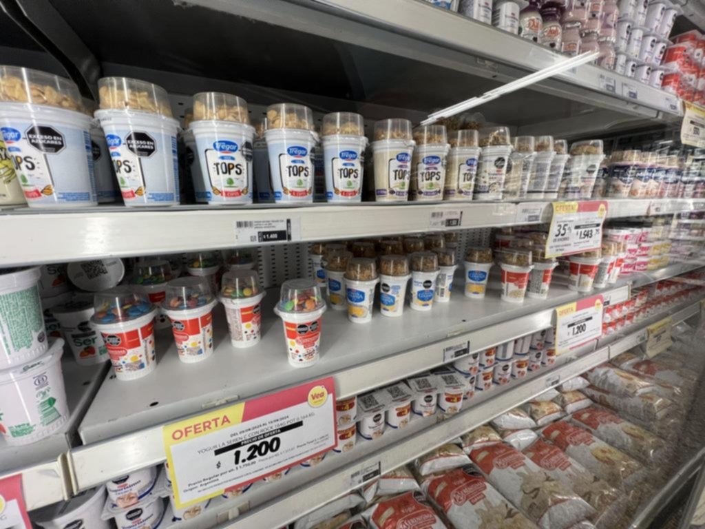 El achique en los gastos llega hasta el consumo de los lácteos