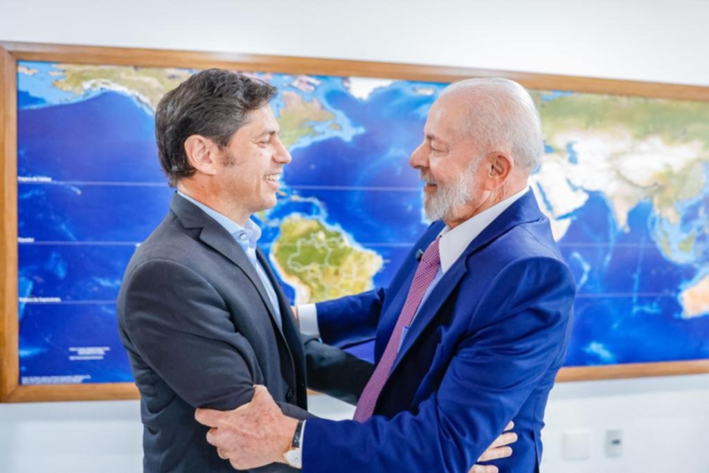 Kicillof se reunió con Lula y se acerca a los Brics