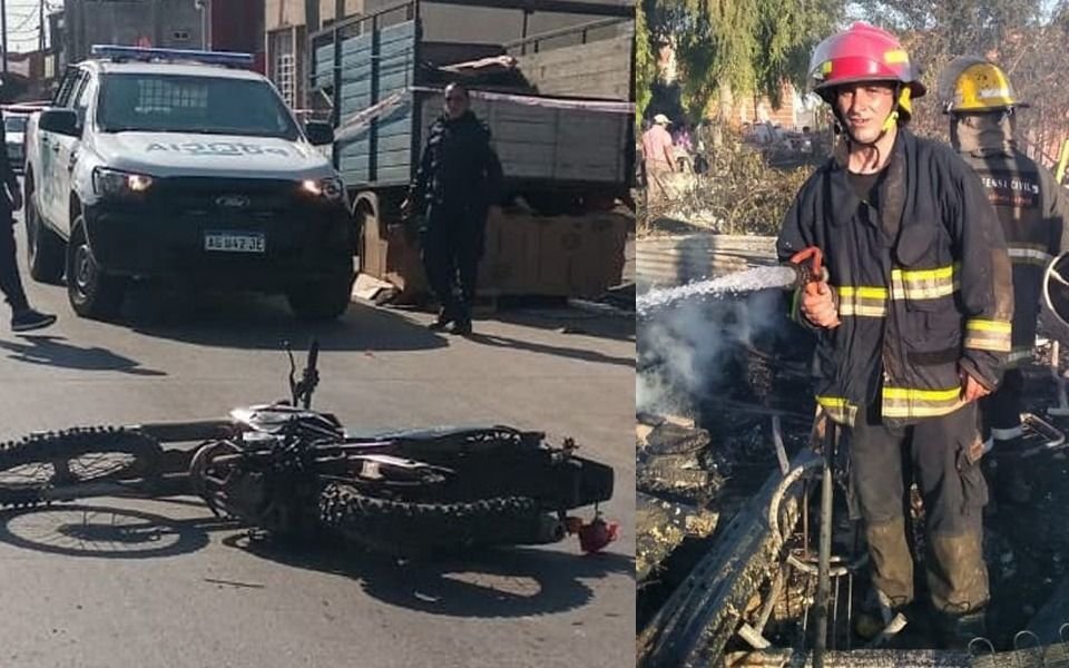 Era bombero: dolor por la muerte tras otra imprudencia de tránsito en La Plata