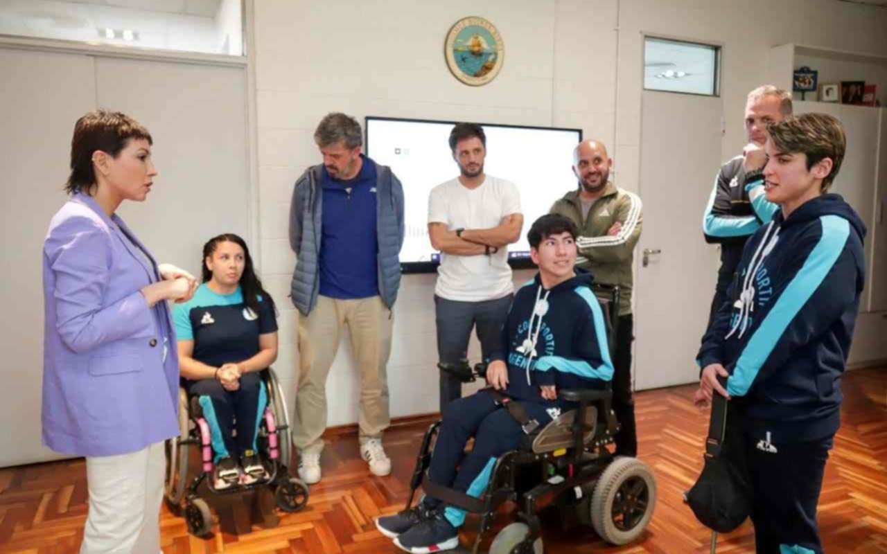 Visita de atletas quilmeños que competirán en Paralímpicos de Paris 2024