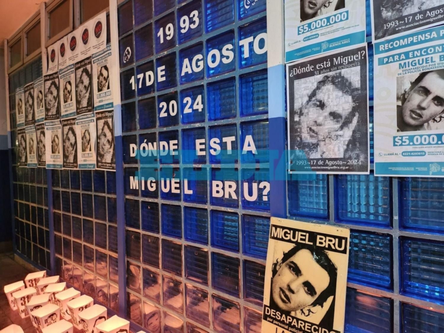 Vigilia por Miguel Bru, a 31 años de la desaparición
