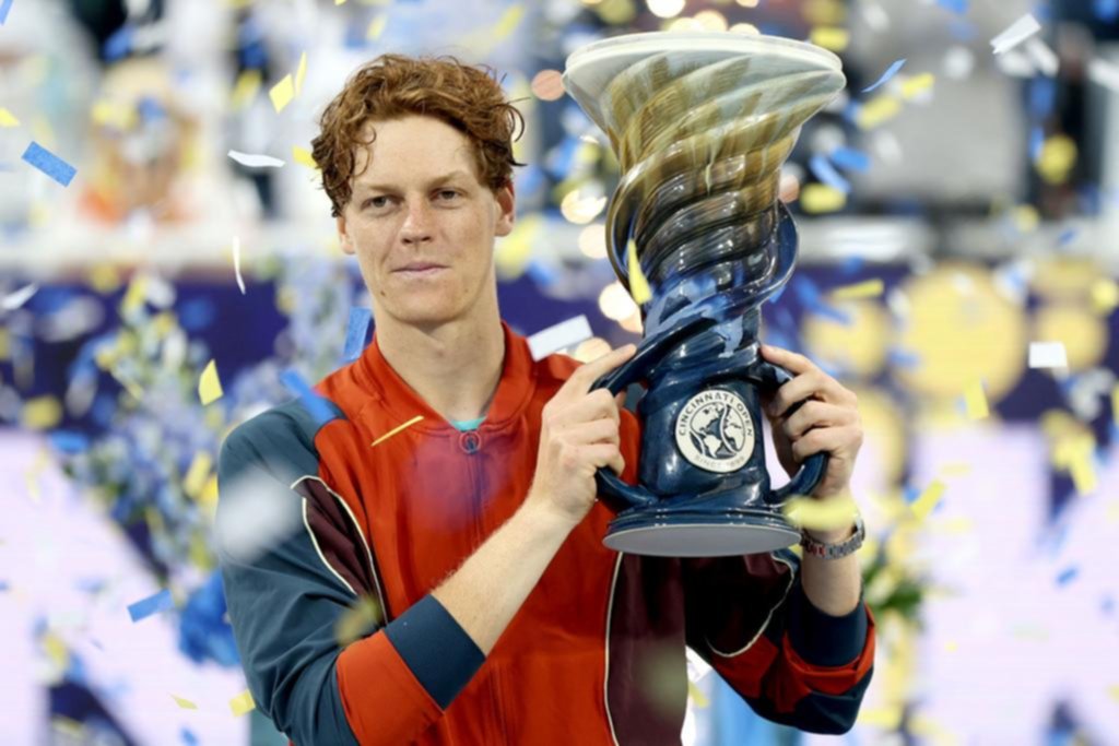 Sinner no dejó dudas para conquistar el M1000 de Cincinnati