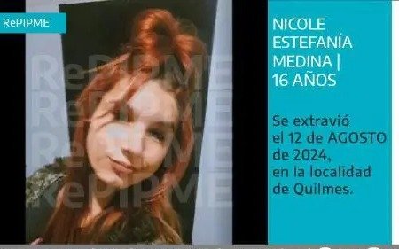 Adolescente desaparecida en Quilmes