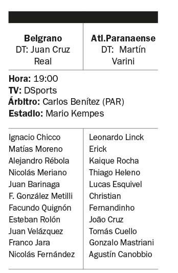 Belgrano quiere dar vuelta la llave con Paranaense