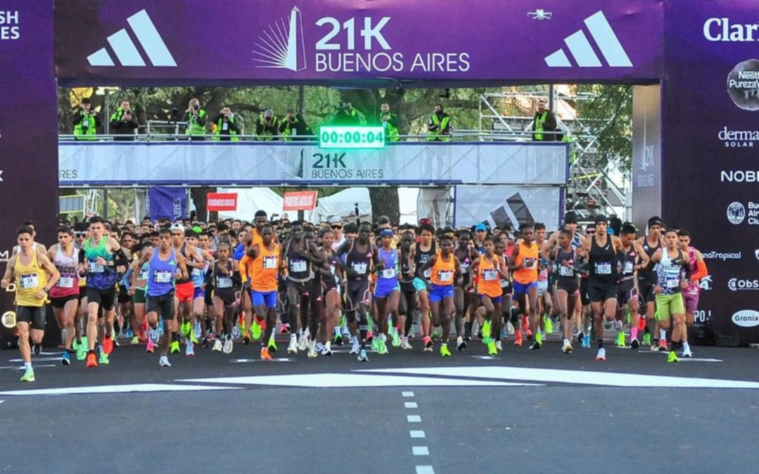 Se corrió este domingo, la Media Maratón 21 K de Buenos Aires: participaron más de 25 mil personas