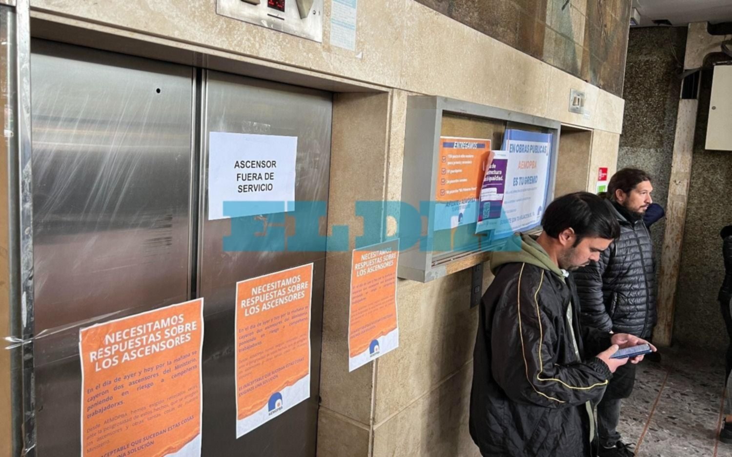 La caída de un ascensor en Insfraestructura: qué dijeron desde el Ministerio