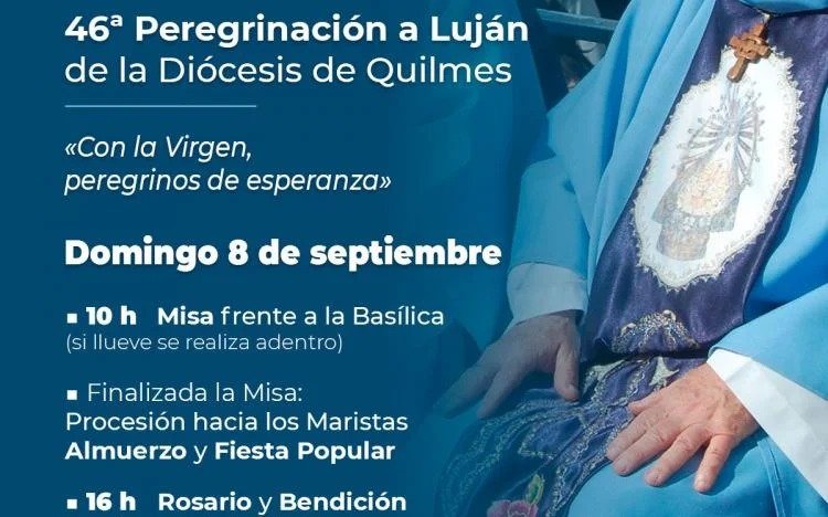 Nueva peregrinación diocesana al santuario de Luján