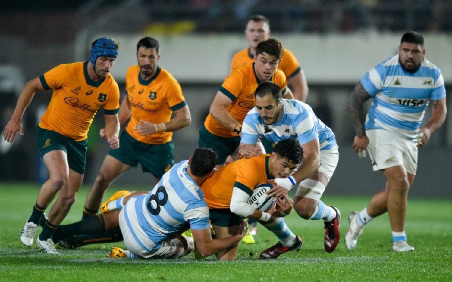 A Los Pumas se le escapó en la última jugada: cayeron 20-19 con Australia en La Plata en el retiro de Agustín Creevy