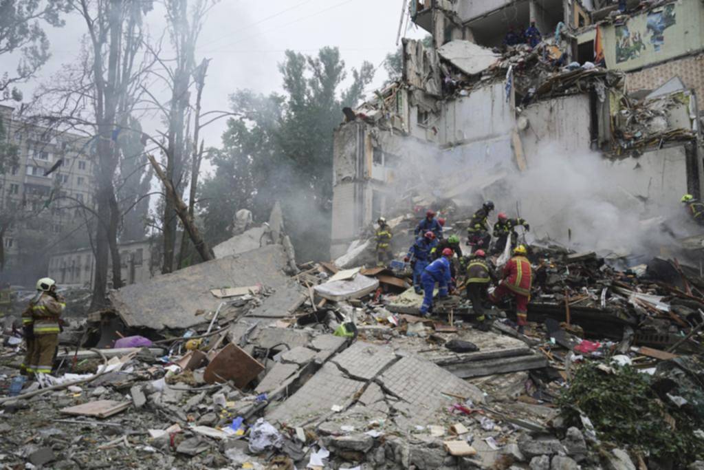 Otro feroz ataque ruso con misiles sobre Kiev