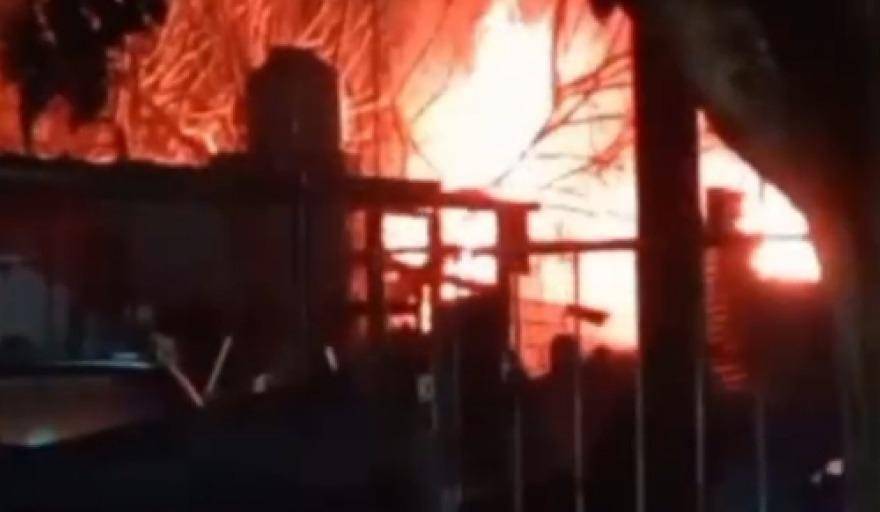 Un herido y una casilla destruida en Los Hornos