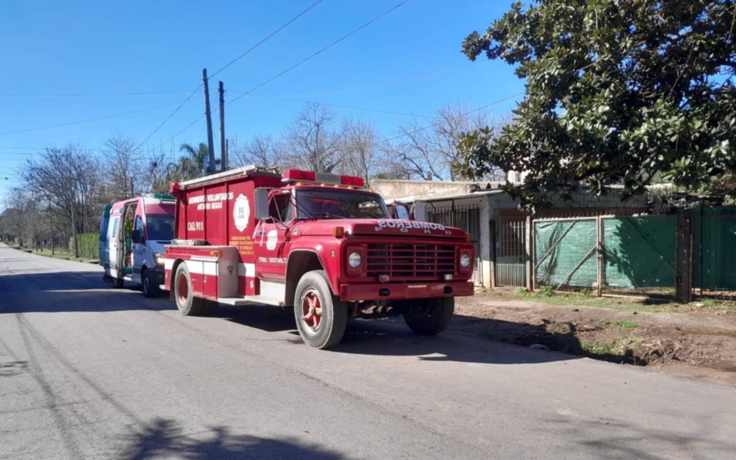Principio de incendio y susto en Arturo Seguí