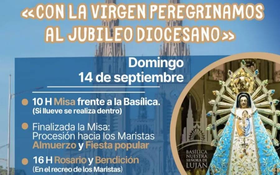 La Diócesis de Quilmes convoca a peregrinación a Luján para el 14 de septiembre