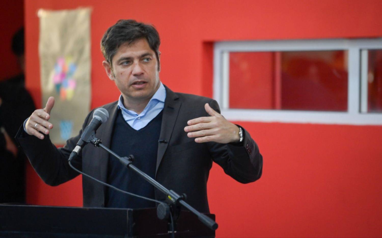 En La Plata, Axel Kicillof apuntó contra Javier Milei por el veto en Discapacidad