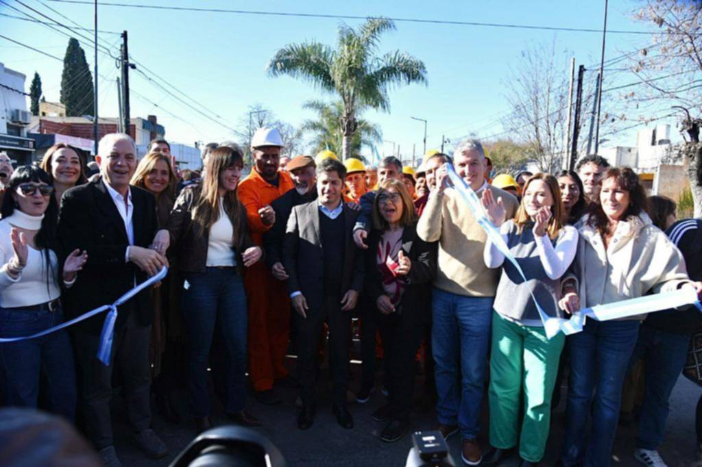 Kicillof y Alak destacaron las obras que se llevan a cabo en La Plata