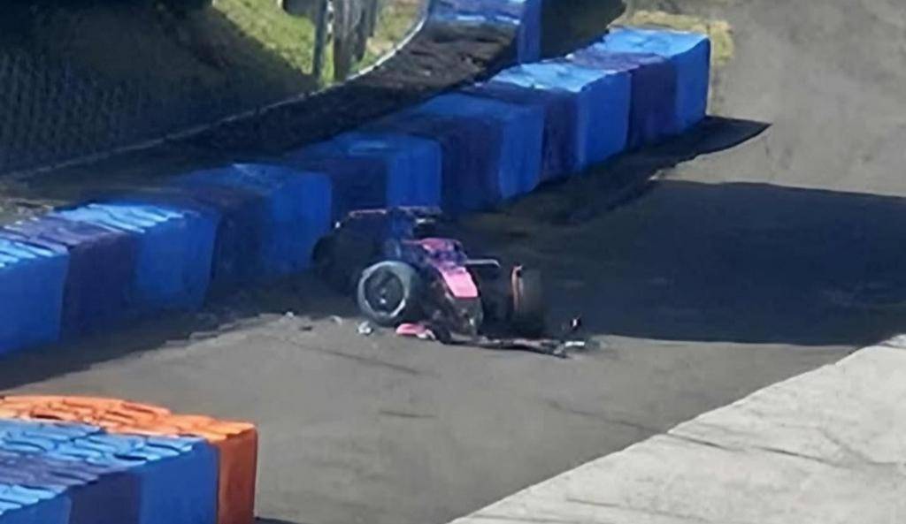 Insólito accidente sufrió Colapinto