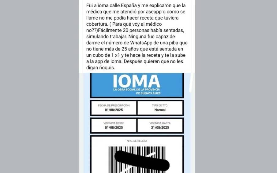 Tandil: denuncian recorte de coberturas en IOMA tras la llegada de la nueva gerenciadora