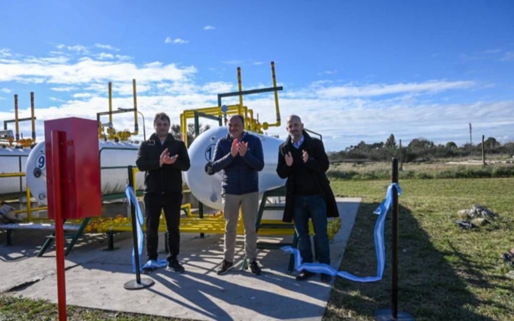 Tres Arroyos: inauguraron la ampliación de la planta de gas en Orense
