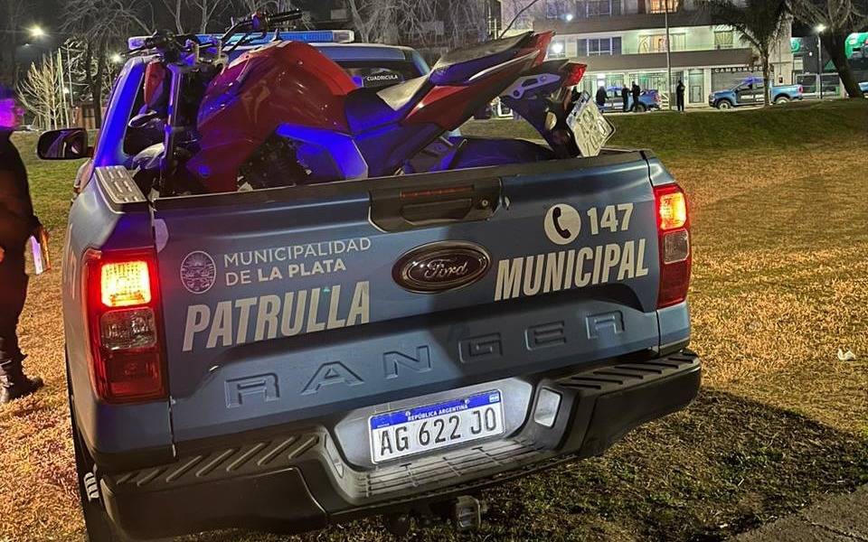 La Plata: en un operativo de tránsito, secuestraron 16 motos y cuatro eran de policías de la Provincia