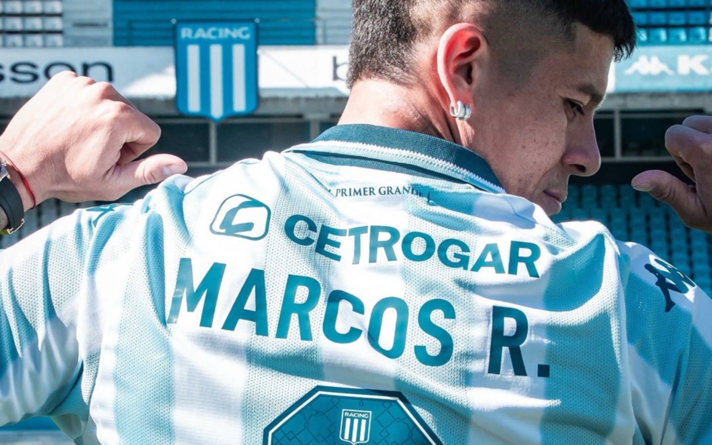 "Marcos se Copa": Racing anunció la llegada de Rojo sin nombrar su apellido