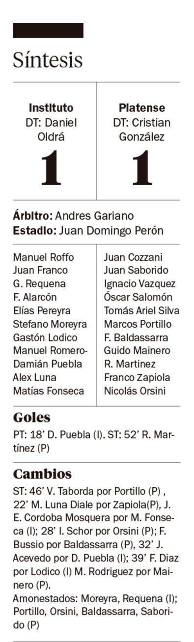 Platense lo empató en el final y casi lo gana