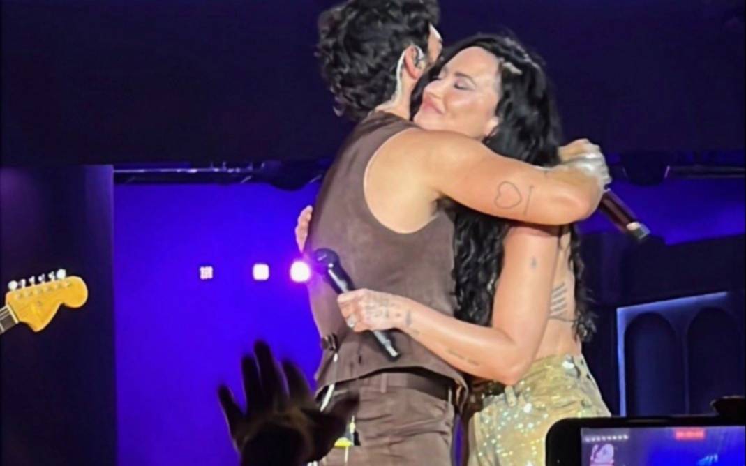 Demi Lovato y los Jonas Brothers se reencontraron en el escenario y reavivan los rumores de Camp Rock 3