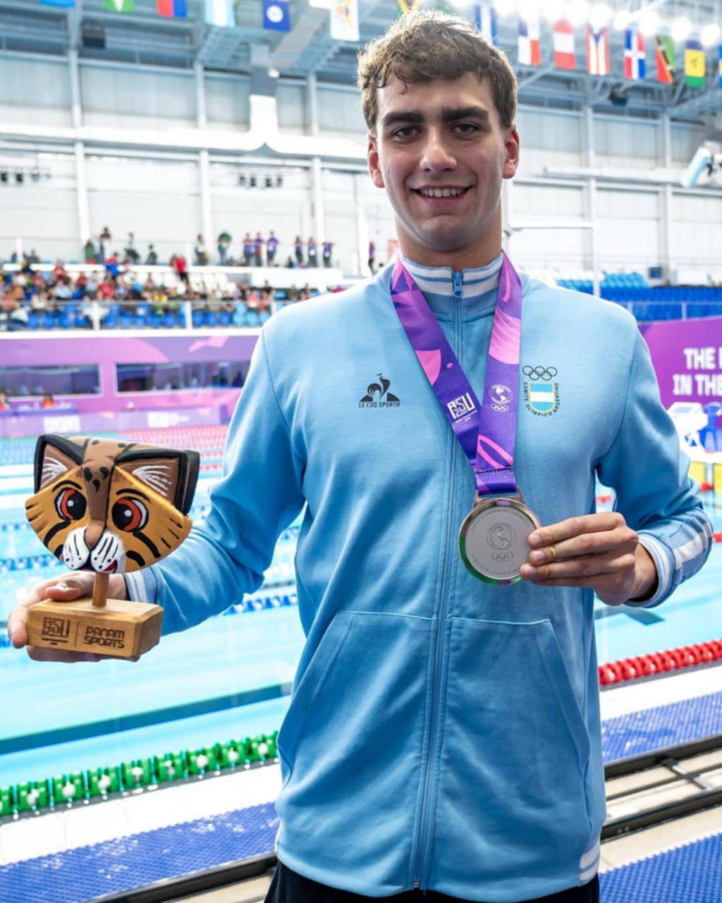 Ulises Cazau ganó la plateada, en Natación