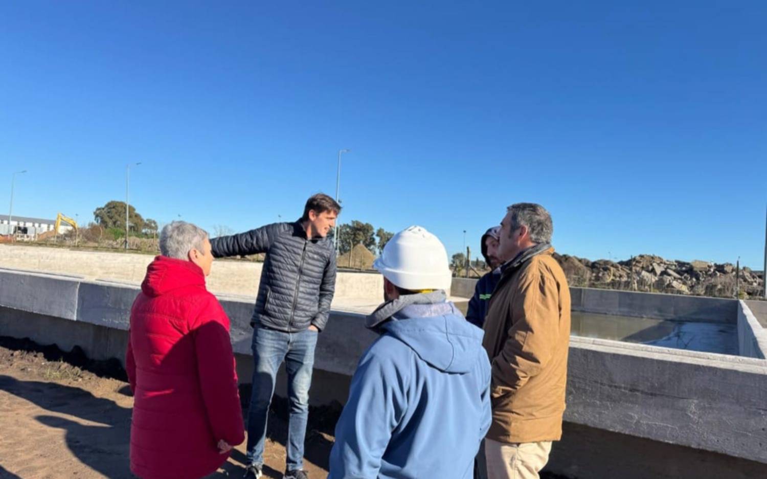 Tandil: avanza la ampliación de la Planta Depuradora Norte