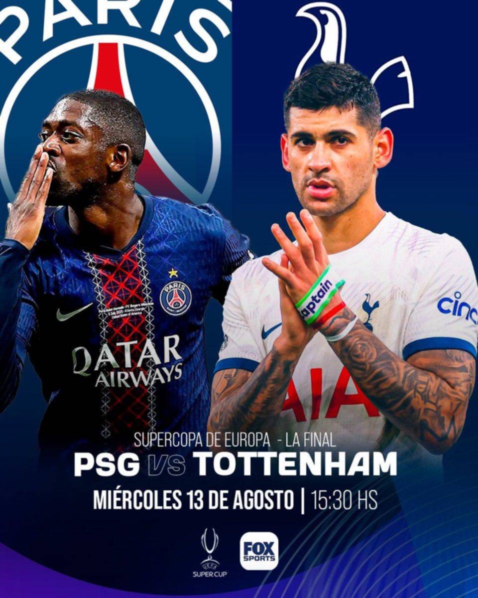 PSG y el Tottenham definen la Supercopa