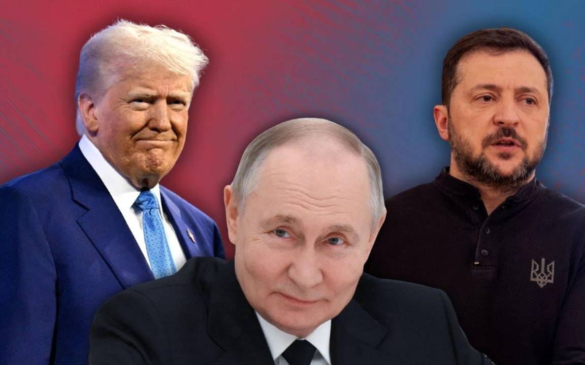 Trump quiere, ¿ellos querrán?: busca juntarse con Putin y Zelenski para frenar la guerra