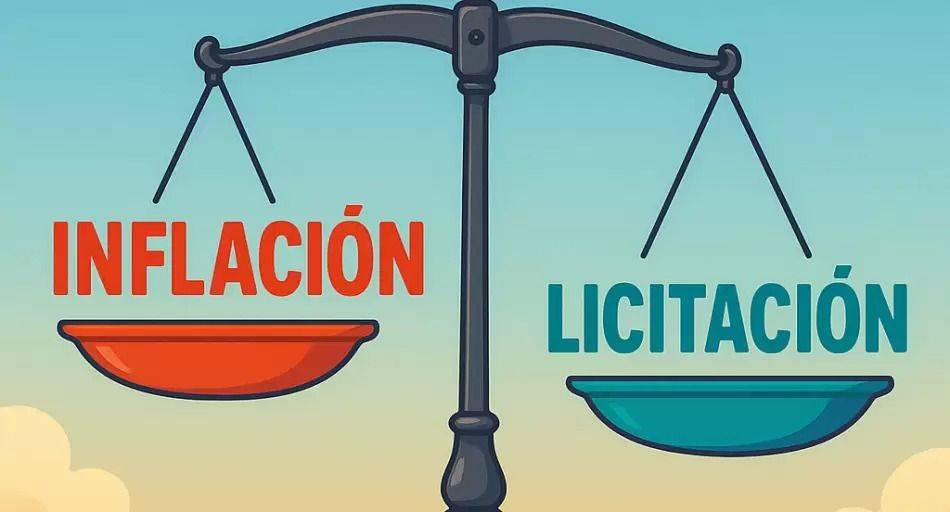 Un miércoles agridulce para la economía: bien la inflación, mal la licitación