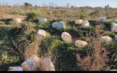Saladillo: hallan bidones con químicos peligrosos y activan protocolo ambiental