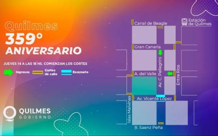 Anuncian cortes de calles por festejos en el 359º aniversario