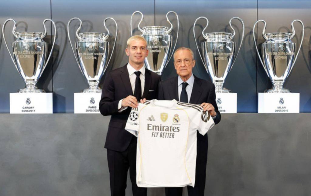 Real Madrid presentó a Mastantuono