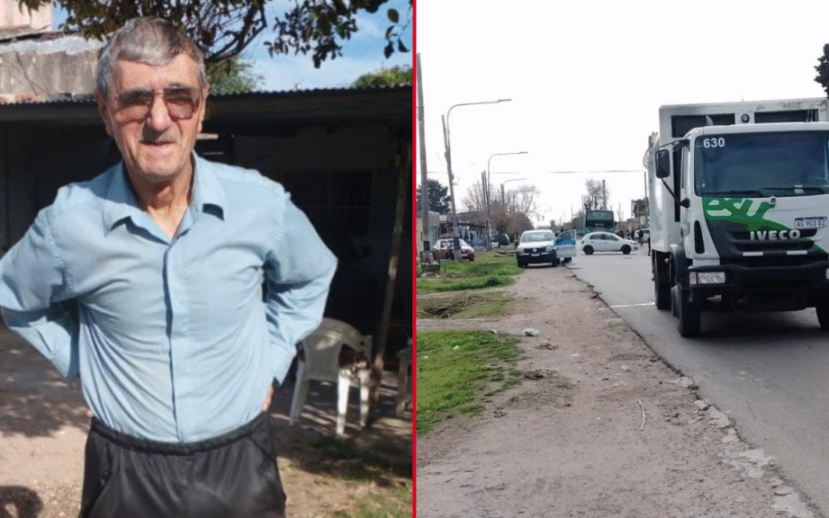 Piden justicia por el hombre que murió atropellado por un camión recolector en La Plata