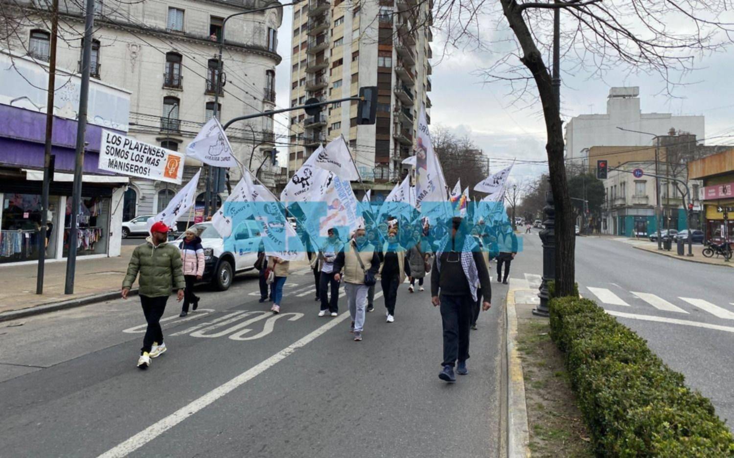 Marcha y piquete complica el tránsito este sábado en La Plata