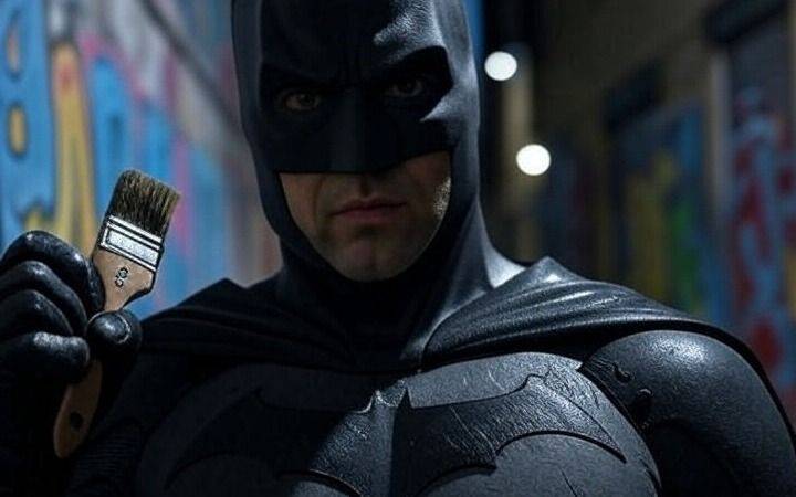 El terror de los grafiteros: la tendencia que hizo viral a Ghost Pitur, un Batman con pintura