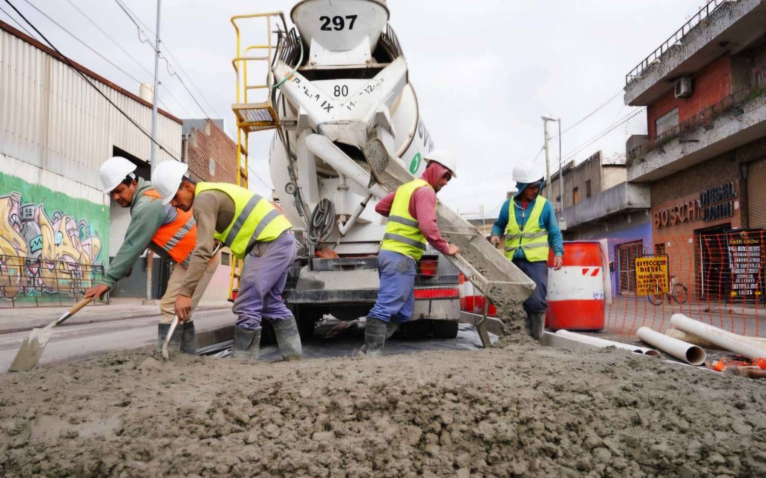 Avanzan las obras de repavimentación en Ruta 4 en San Martín para mejorar la circulación