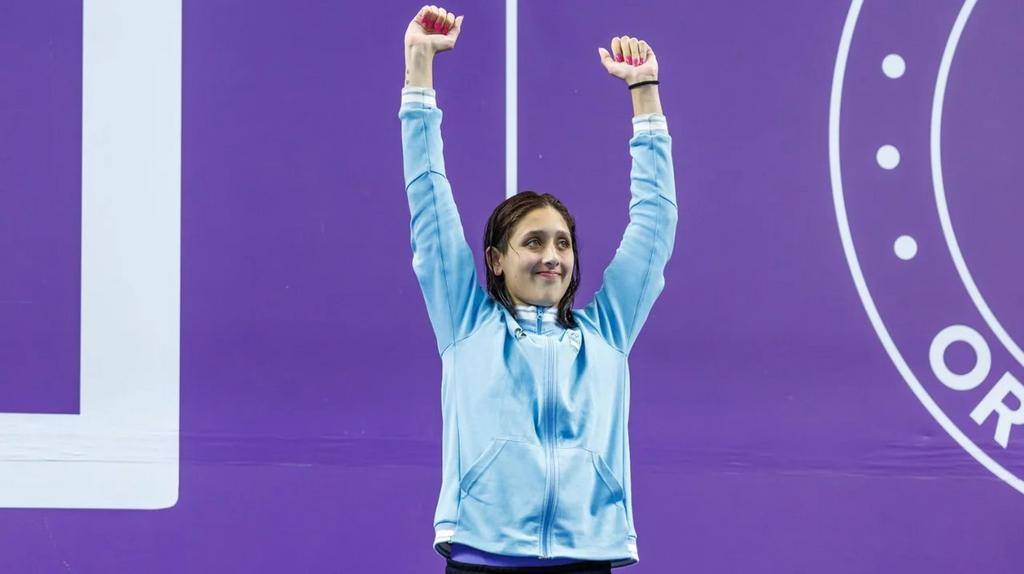 Agostina Hein, campeona mundial de natación