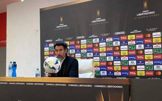 Eduardo Domínguez: "Pudimos haberlo hecho mejor, pero esto es la Copa Libertadores, se dan partidos muy cerrados"