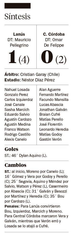 Lanús, entre los ocho mejores de la Sudamericana