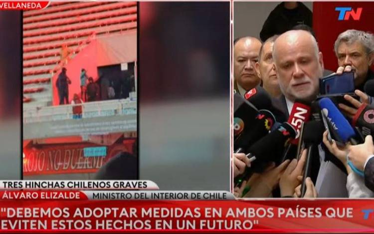Noche sangrienta en Avellaneda: el gobierno de Chile confirmó que los heridos de gravedad "no tienen riesgo vital"