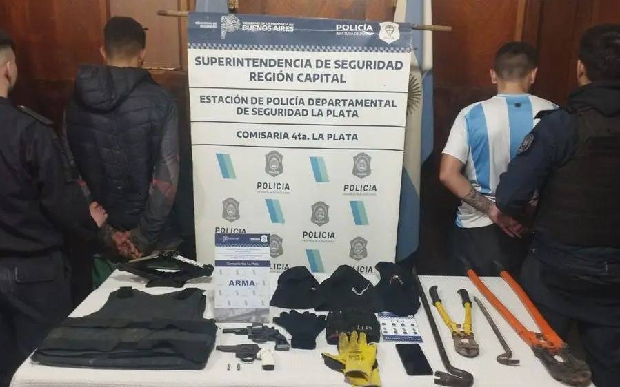 Desbaratan una banda acusada de violenta entradera y robo automotor en La Plata